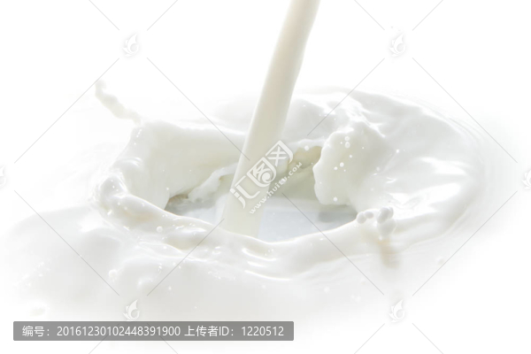 牛奶濺