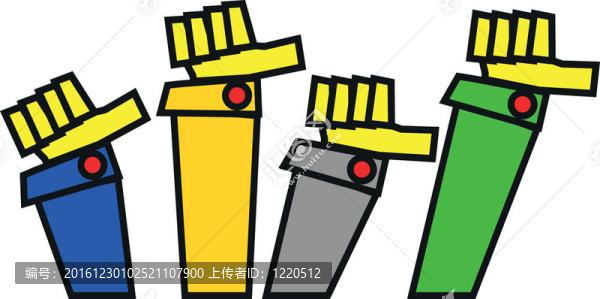 豎起大拇指