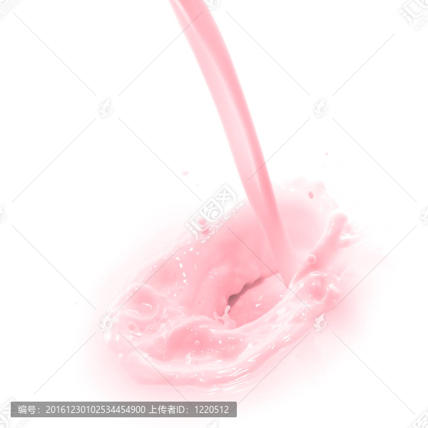 草莓牛奶飛濺