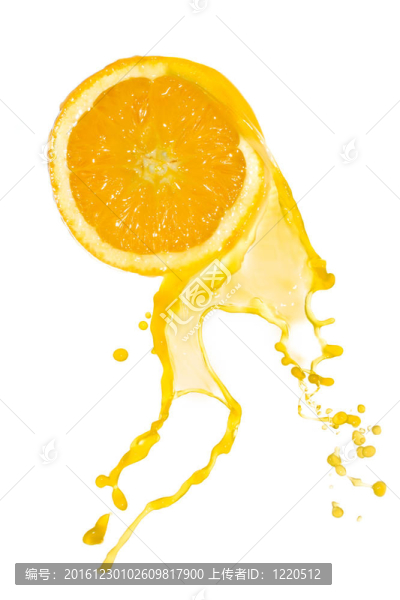 橙汁飛濺