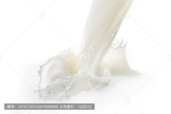 牛奶濺