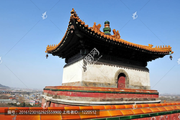 在北京頤和園；中國