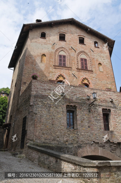 公爵宮。公司arquato。Emilia,Romagna。意大利.