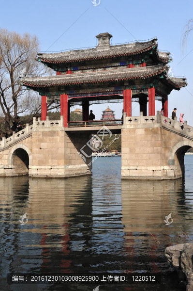 在北京頤和園；中國
