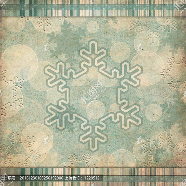 復(fù)古雪花圖案