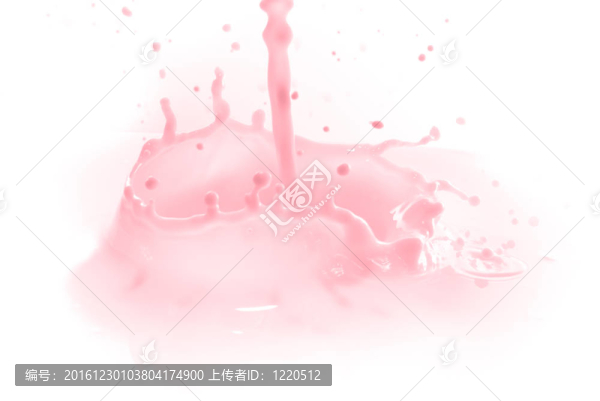 草莓牛奶飛濺