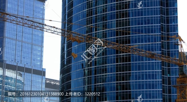 莫斯科市城區(qū)建筑施工