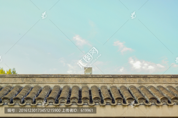 灰瓦墻