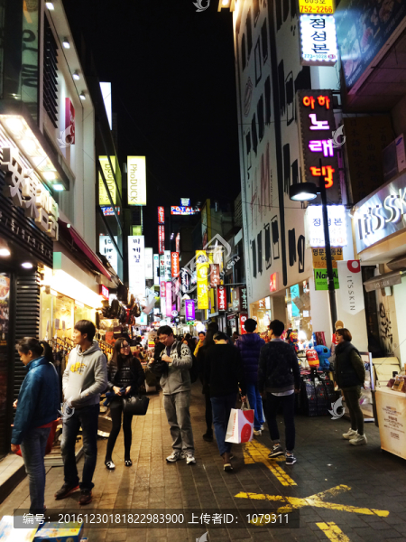 韓國(guó)明洞夜市