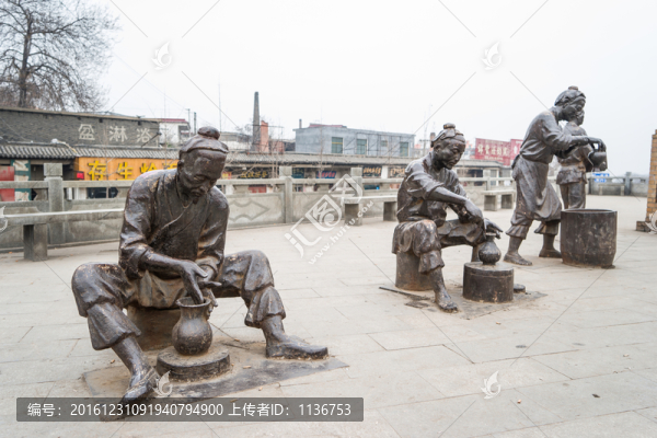 鈞瓷制作人物雕塑