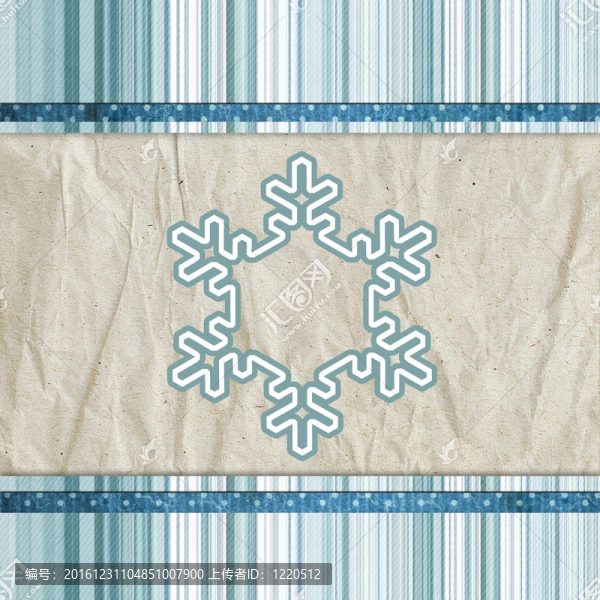 復古雪花圖案