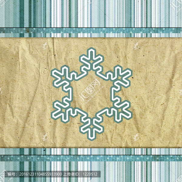 復(fù)古雪花圖案