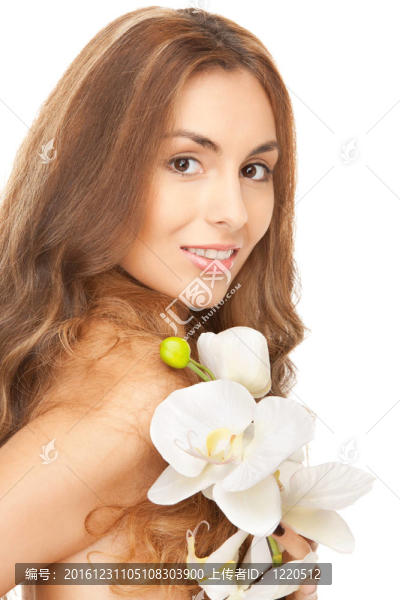 花蘭花美女