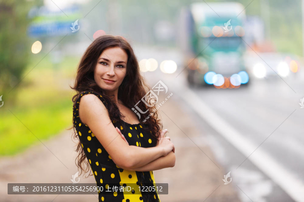 美麗女人肖像