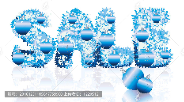 冬季出售圣誕球