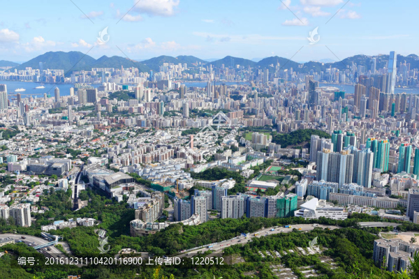 香港從高在九龍一側(cè)