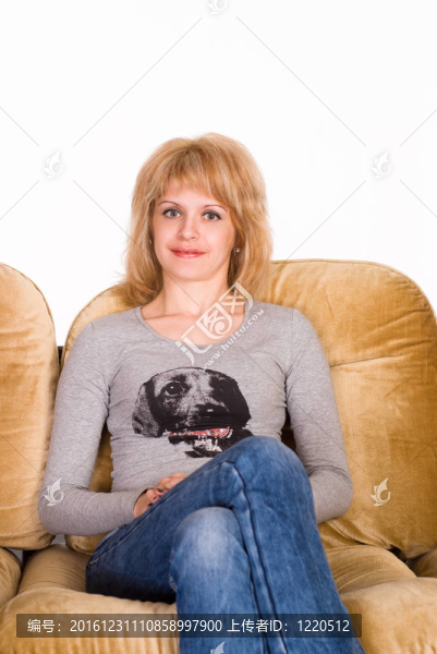 可愛女人的畫像