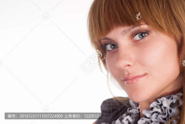 美麗的女孩畫像