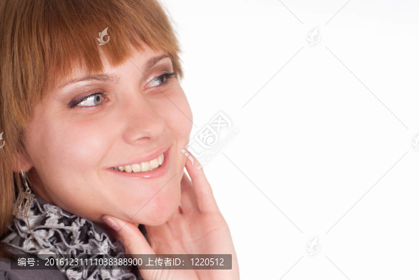 美麗的女孩畫像