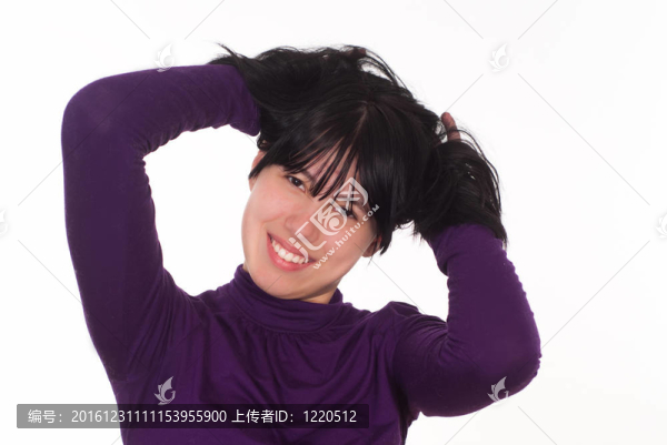 白色的漂亮女孩