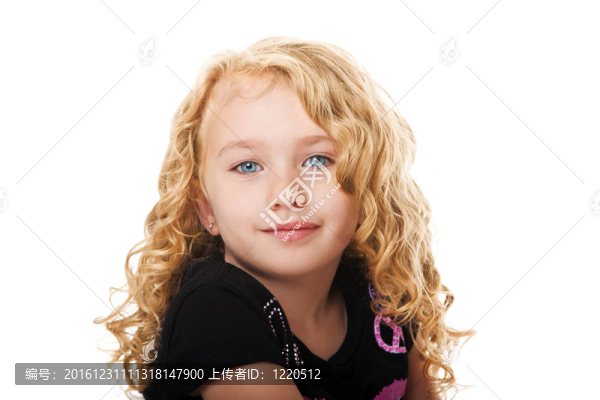 漂亮女孩的臉