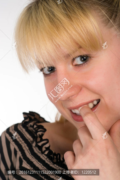 可愛女孩的肖像