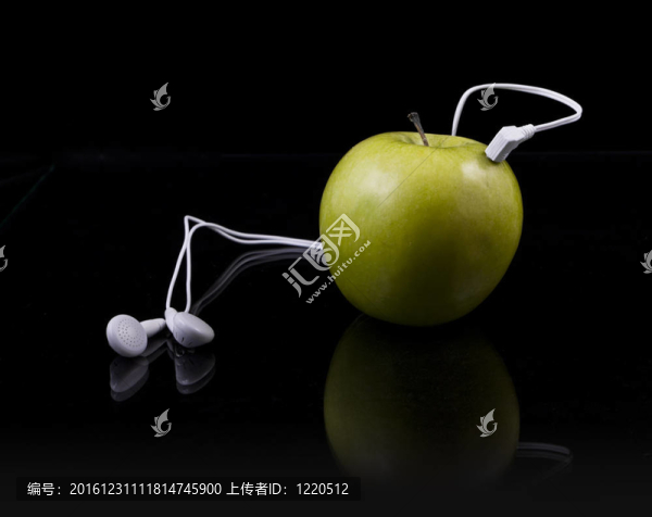 天然綠色蘋(píng)果MP3播放器