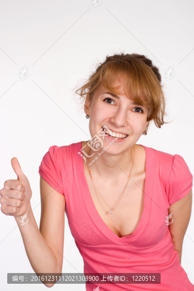 女孩粉色