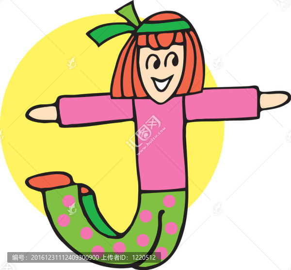 女孩形成前視圖