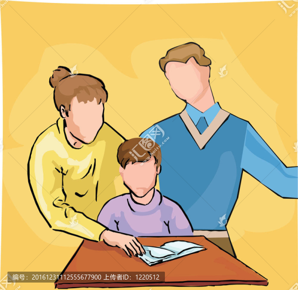 父母教孩子