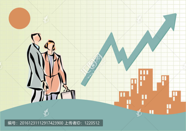 商務(wù)人士近樓與線圖