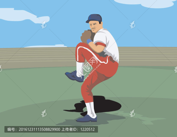 棒球運動員擲球