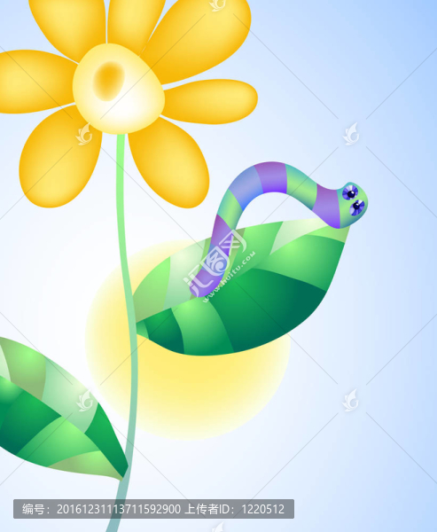 caterpillar-on-a-flower