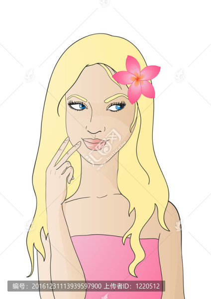 漂亮的金發(fā)女郎