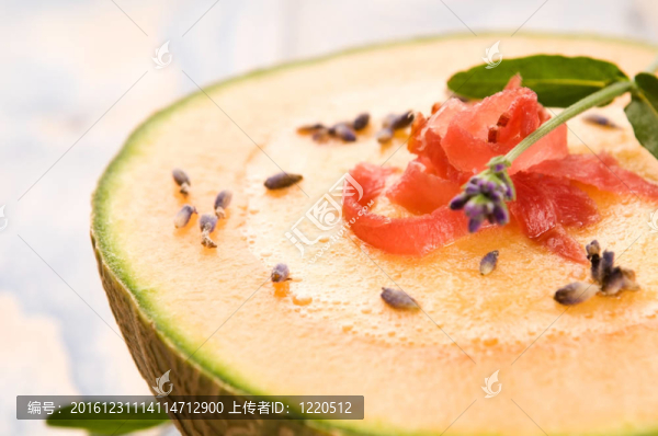 新鮮冬瓜湯火腿薰衣草花