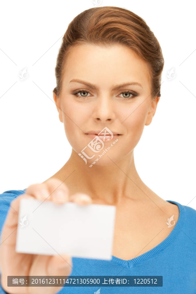 帶名片的女人