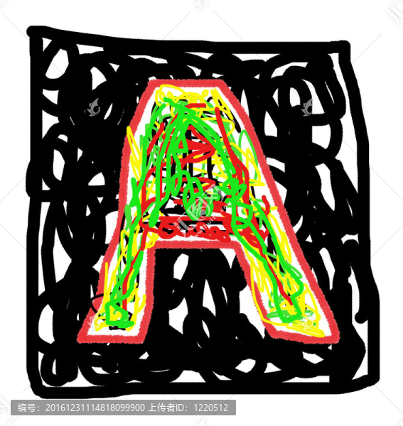字母a.
