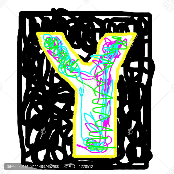 字母Y.