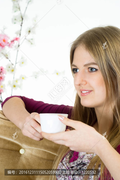 漂亮女孩的肖像