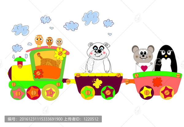 機(jī)車的插圖