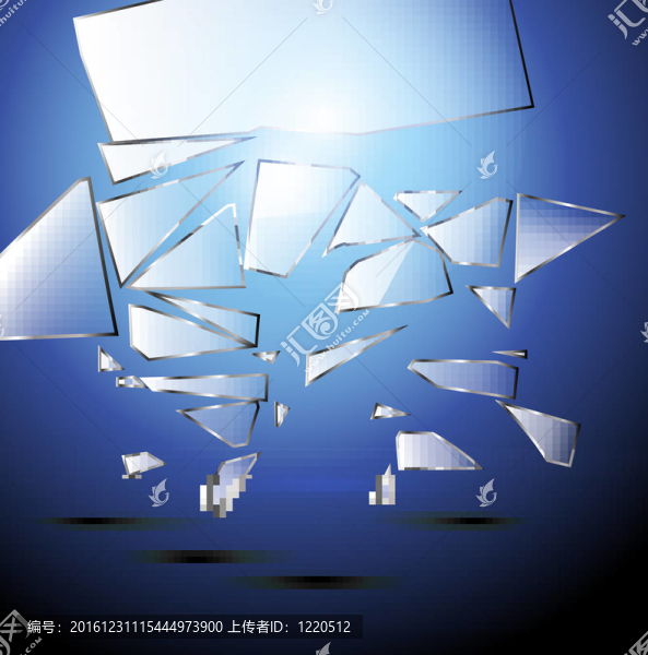 破碎的玻璃設(shè)計(jì)