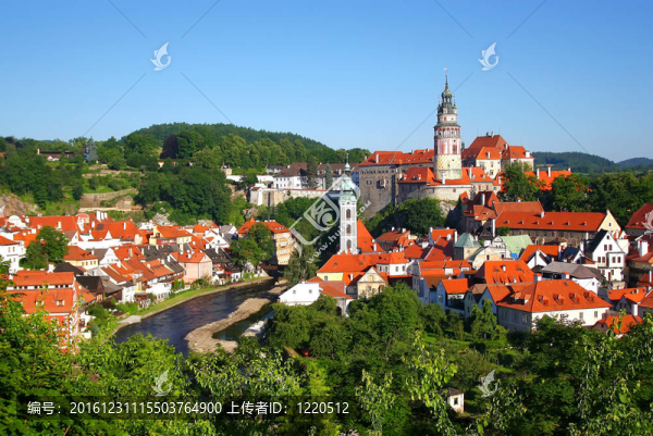 Cesky,Krumlov歷史性的城市（捷克共和國(guó)）