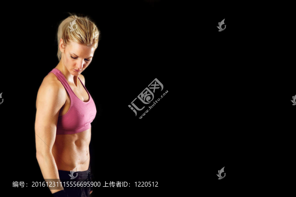 性感健身女人隔離