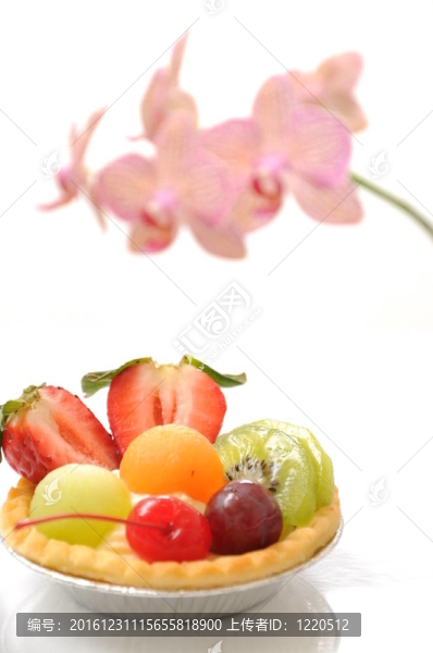 水果撻和蘭花