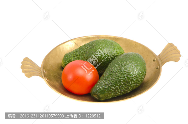 鱷梨和番茄隔離板
