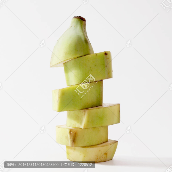 香蕉片的形狀不尋常