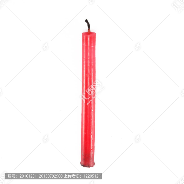 使用紅色蠟燭