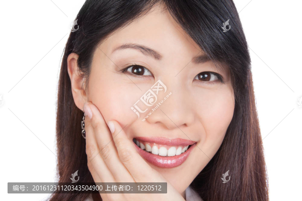 亞洲青年女性肖像
