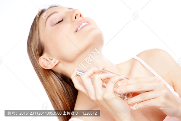 香水瓶的女人