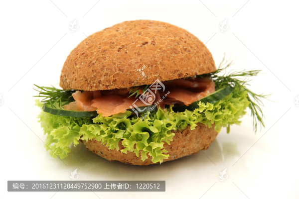 三文魚(yú)三明治